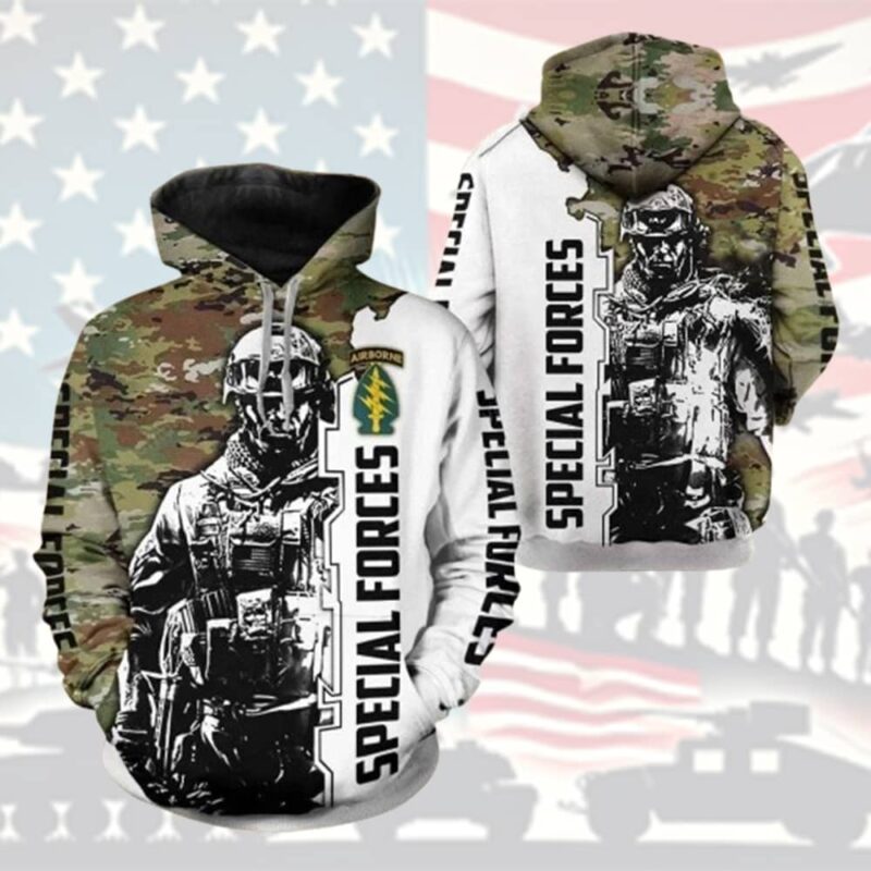 Us Army Special Forces Camouge Hoodie