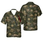 US Army Tank M60 Master Gunner Hawaiian Shirt