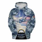 US Navy Northrop Grumman E 2 Hawkeye All Over Print Hoodie Front