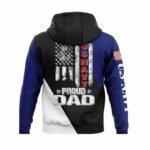 Us Navy Proud Dad Veteran Navy All Over Print Hoodie Back