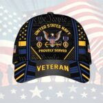 US Navy Proudly Served Veteran Cap