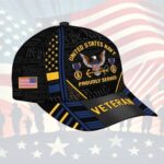 US Navy Proudly Served Veteran Cap R