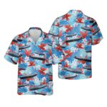 US Navy USS Abraham Lincoln CVN 72 Tropical Hawaiian Shirt