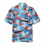 US Navy USS Abraham Lincoln CVN 72 Tropical Hawaiian Shirt Back