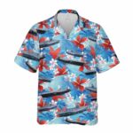 US Navy USS Abraham Lincoln CVN 72 Tropical Hawaiian Shirt Front