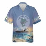 US Navy USS Barb SS 220 Gato class submarine In WWII Hawaiian Shirt Front