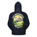 US Navy USS Independence LCS 2 All Over Print Hoodie Back