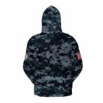 US Navy USS Independence LCS 2 Flag Camo Pattern All Over Print Hoodie Back