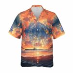 US Navy USS Tang SS 306 Balao class submarine In WWII Hawaiian Shirt Front