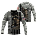 US Veteran Honoring Our Heroes Remember Their Sacrifice All Over Print Hoodie