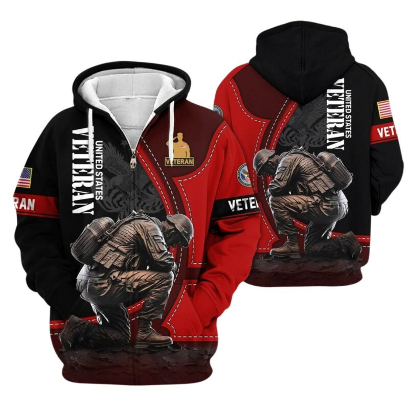 Us Veteran Honoring Our Heroes Remember Their Sacrifice All Over Print Hoodie