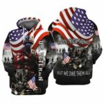 Us Veteran We Don't Know Them All But We Own Them All Memorial Day All Over Print Hoodie