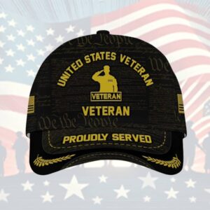 US Veterans Proudly Served Cap