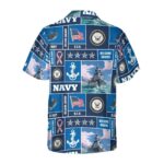 Veteran Soldier US Navy Welcome To Aboard US Armed Forces Hawaiian Shirt BAck