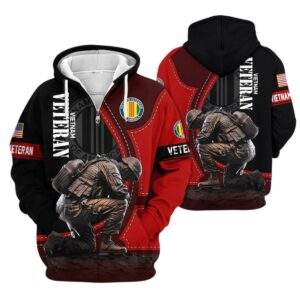 Vietnam Veteran Honoring Our Heroes Remember Their Sacrifice All Over Print Hoodie