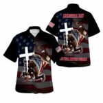 We Will Never Forget US Veteran Memorial Day Hawaiian Shirt